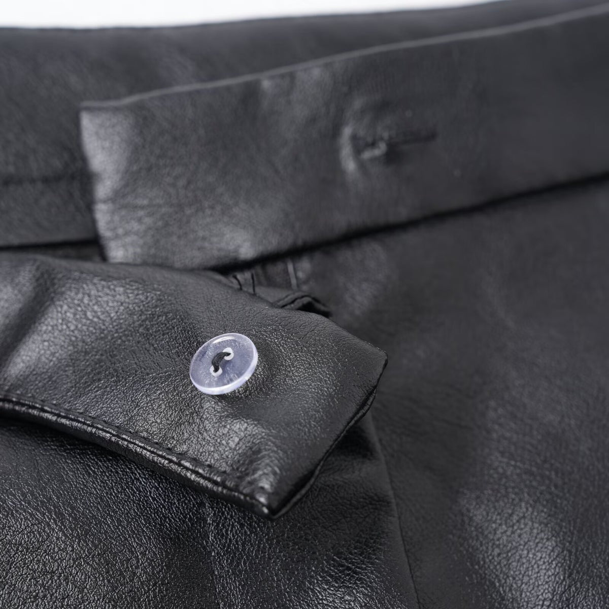 Nadia Faux-Leather Shorts