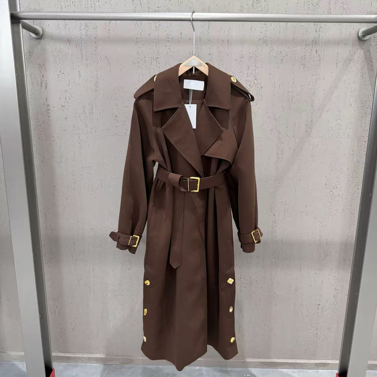 Tilda Gilt-Button Trench