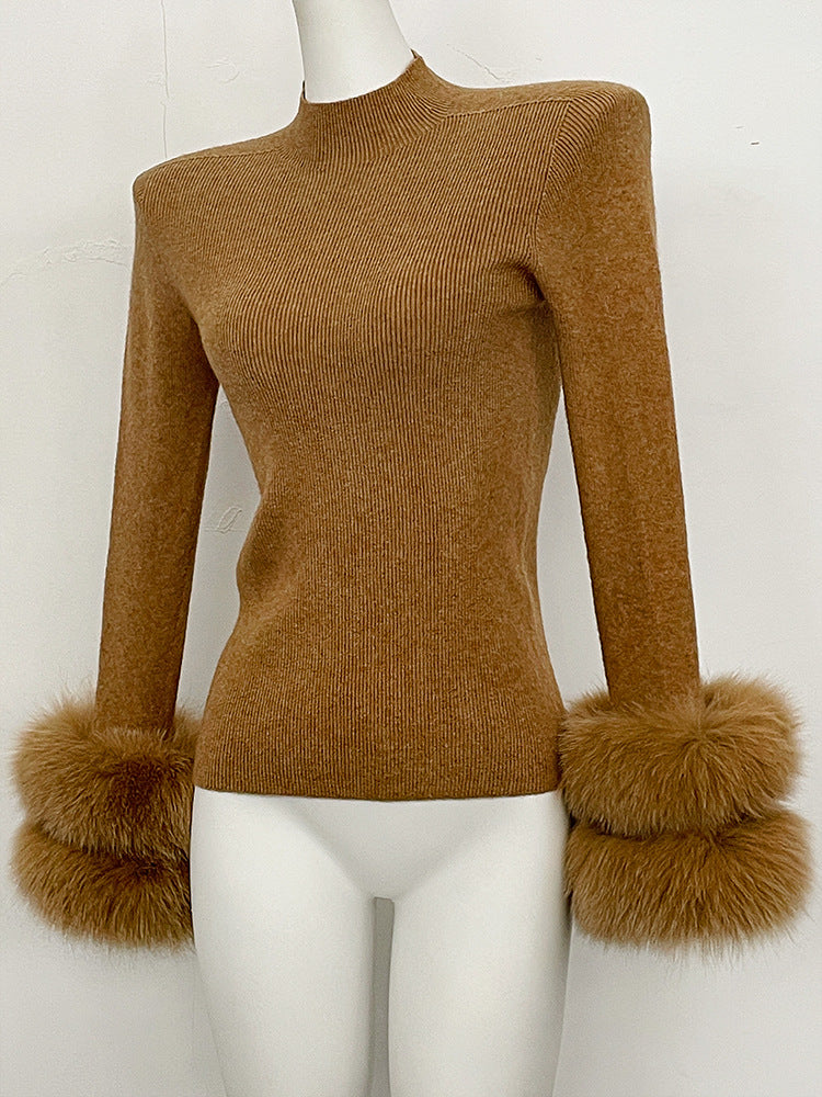 Theodora Fox-Trim Top