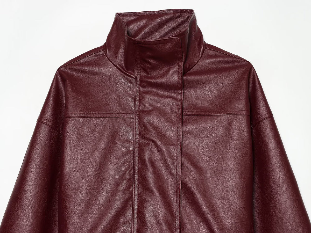 Vivienne Belted Moto Jacket