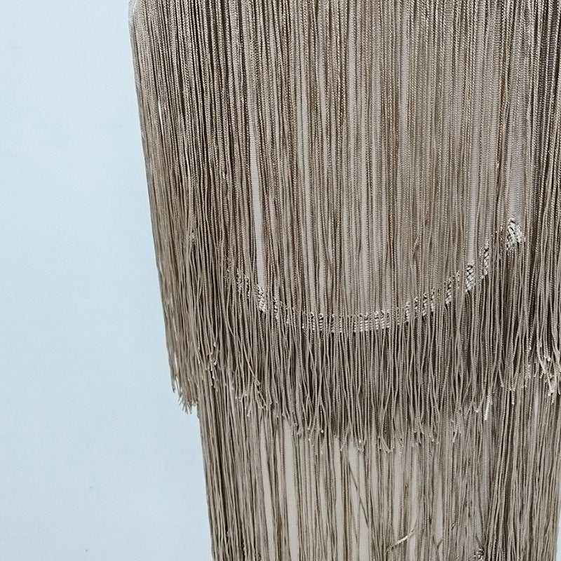 Delphine Fringe Maxi Dress