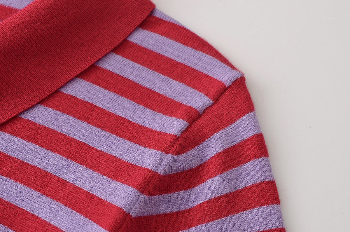 Arlette Striped Polo