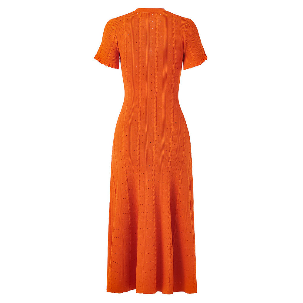 Sculpt Knit Hollow Dress