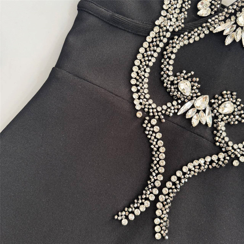 Solene Crystal Bandage Gown