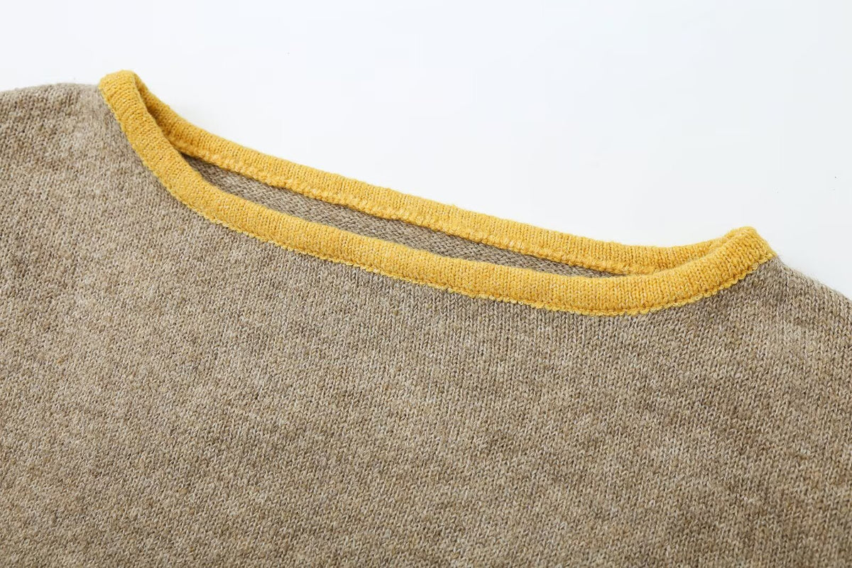Saskia Tipped Knit Set