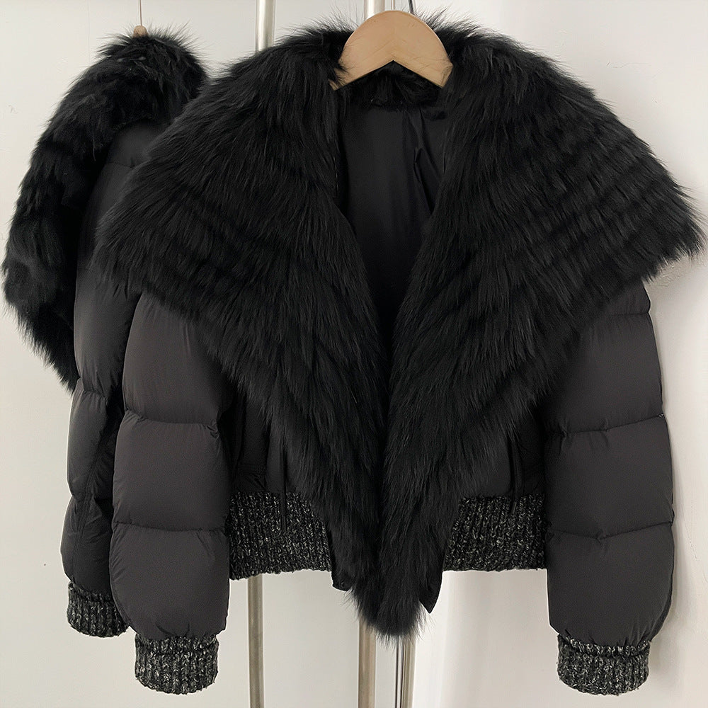 Svetlana Fox-Collar Puffer