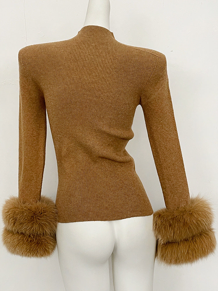 Theodora Fox-Trim Top