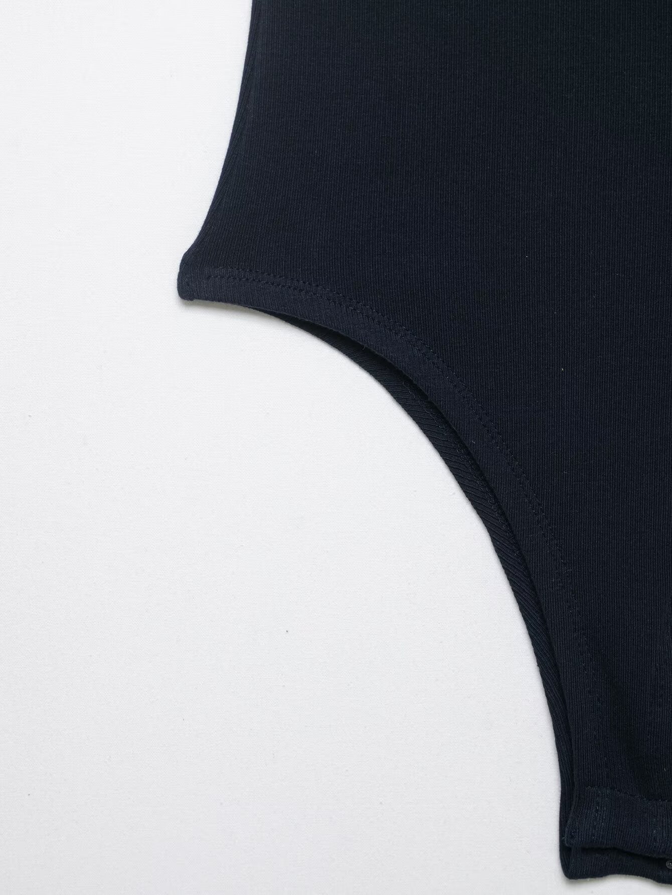 Contrast Trim Strappy Bodysuit