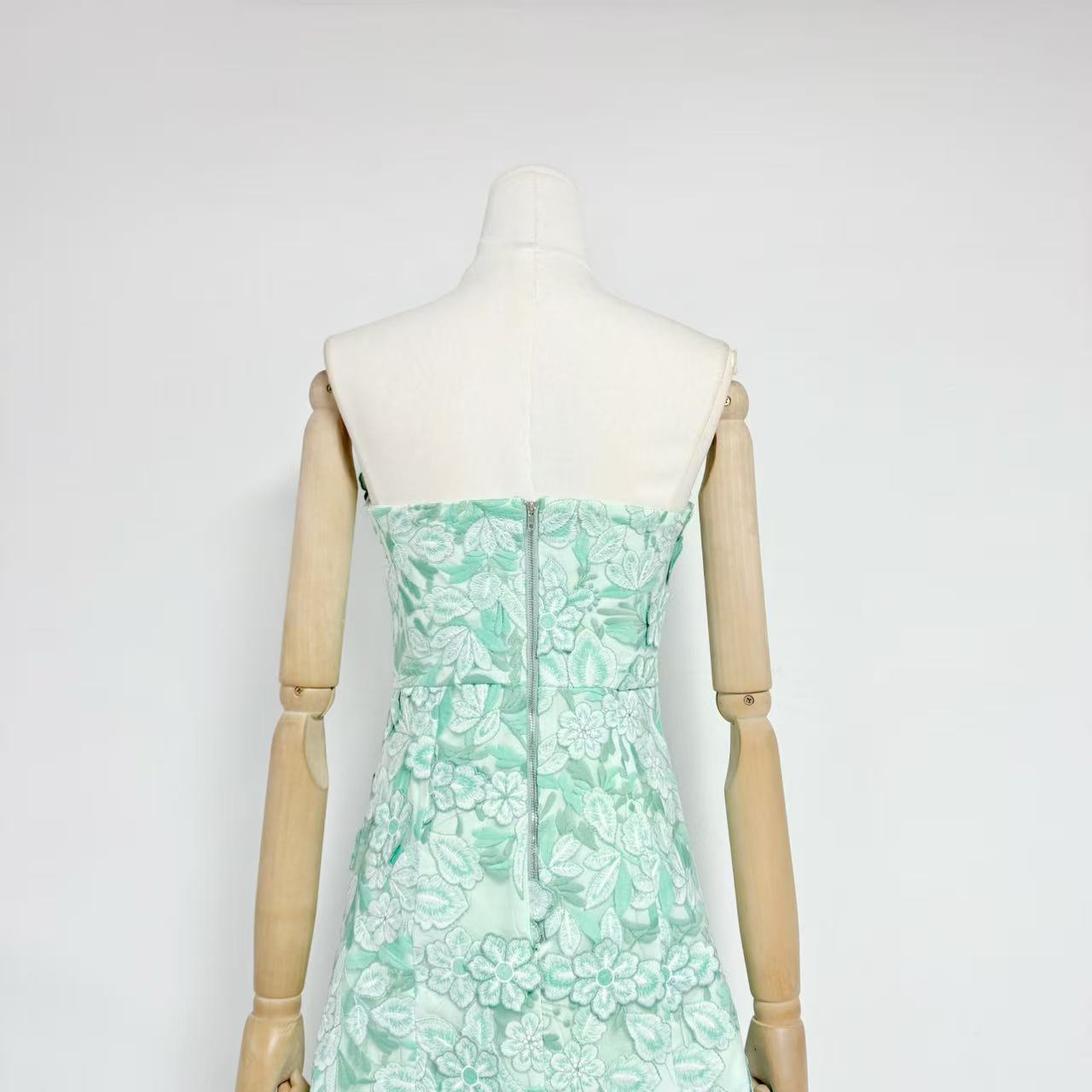 Verbena Guipure Lace and Tulle Maxi Dress