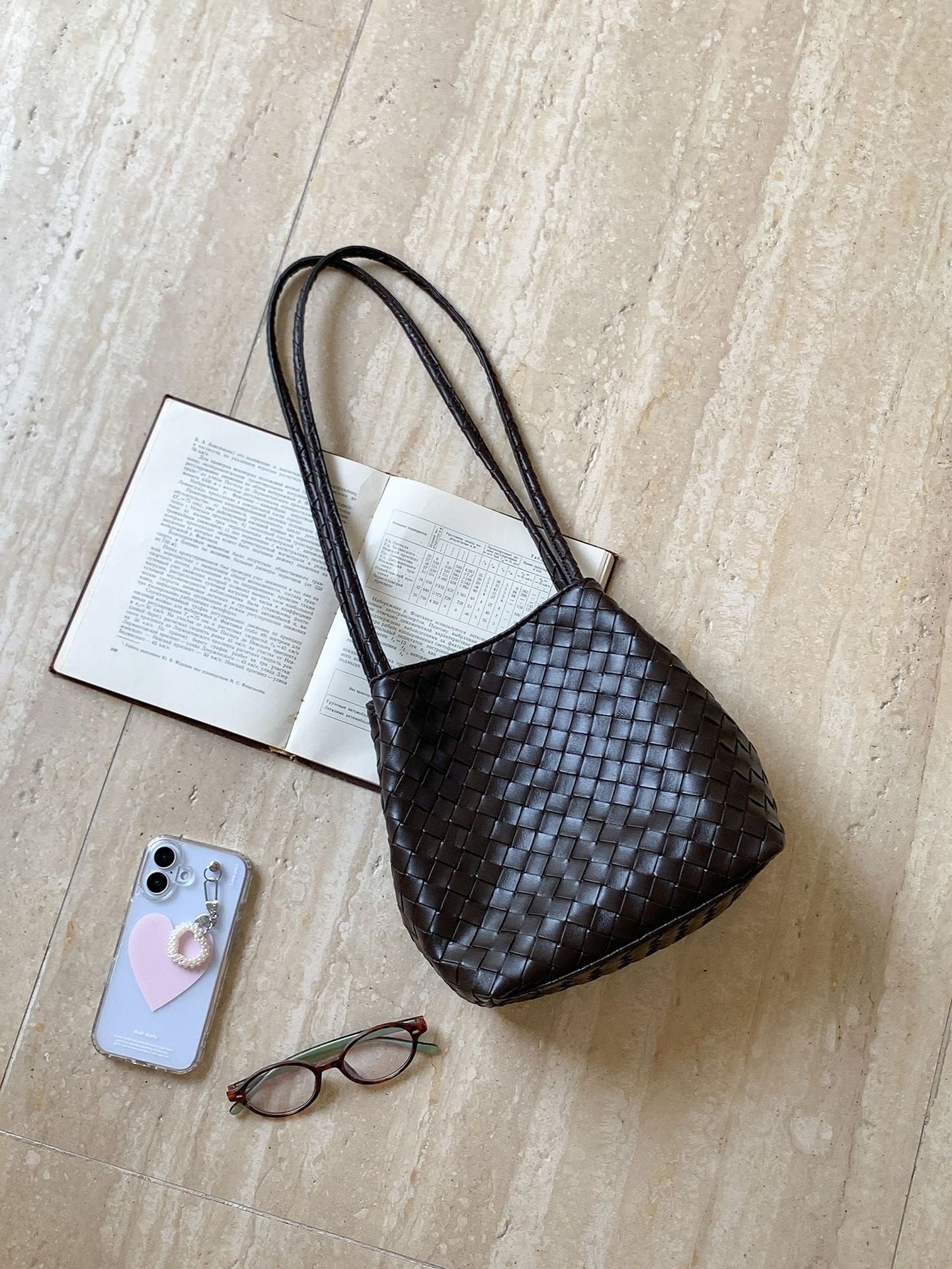 Artisan Woven Bucket Bag