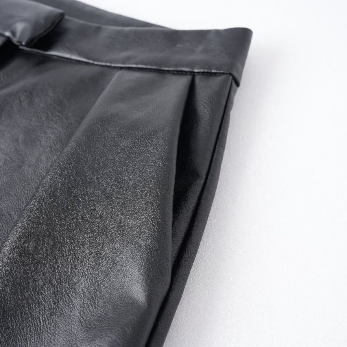 Nadia Faux-Leather Shorts