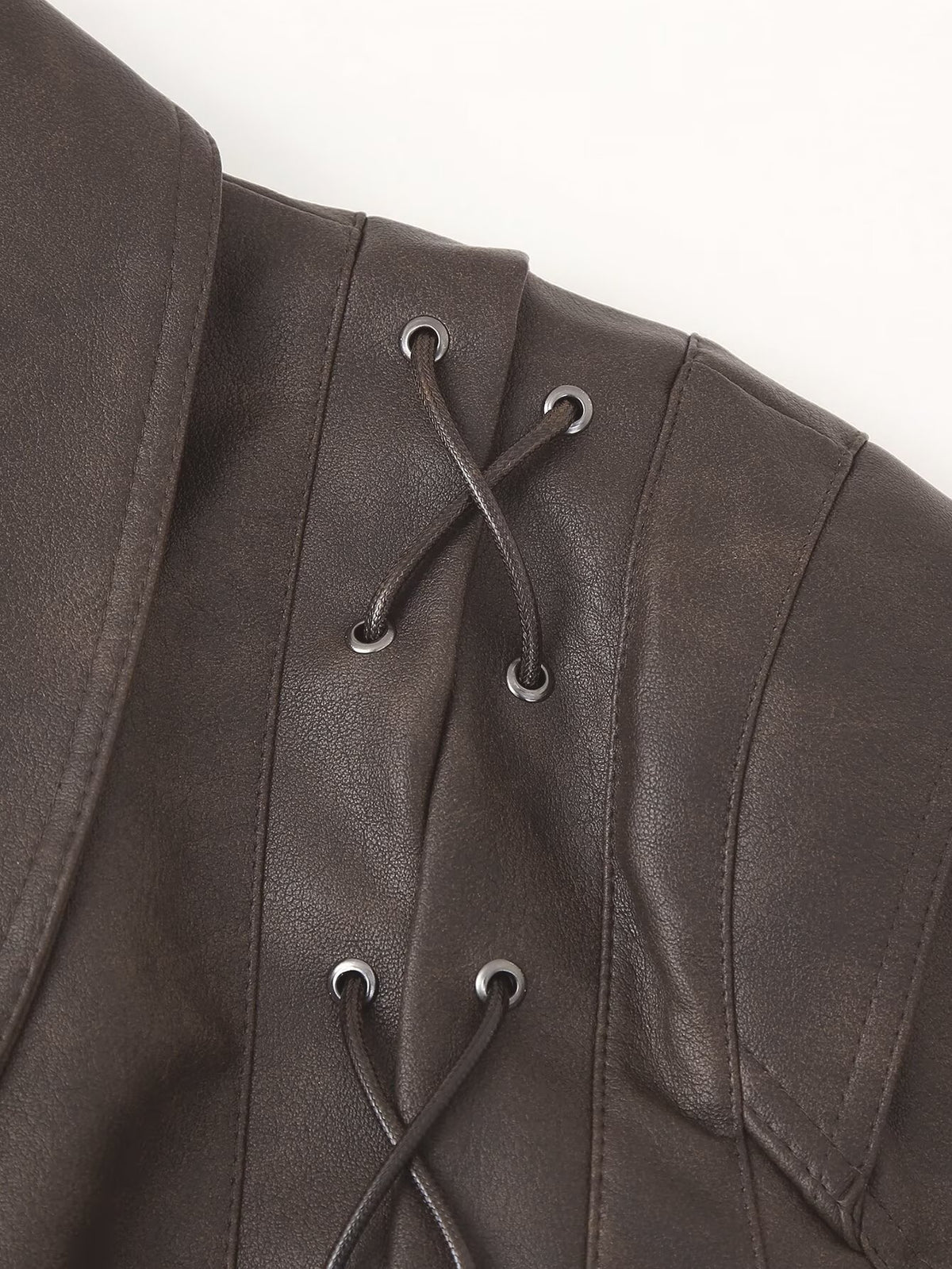 Annora Lace-Up Wrap Jacket