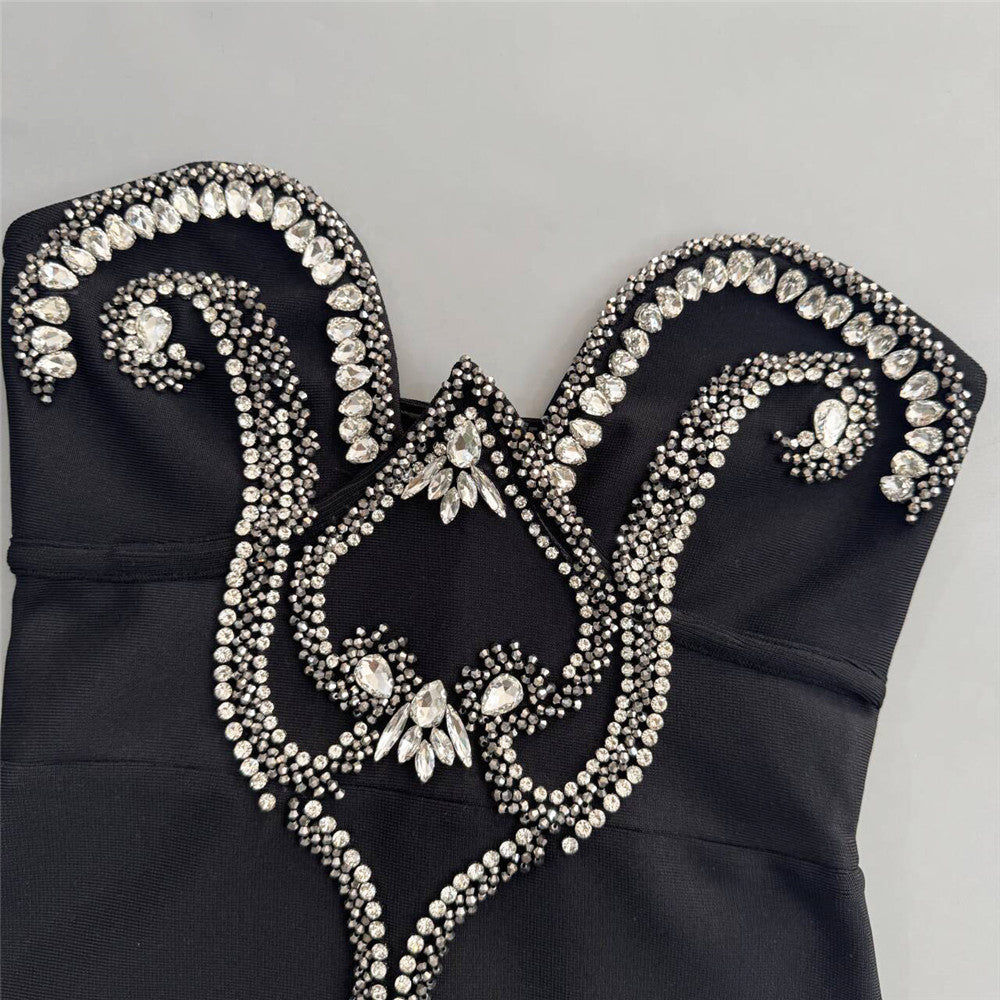 Solene Crystal Bandage Gown