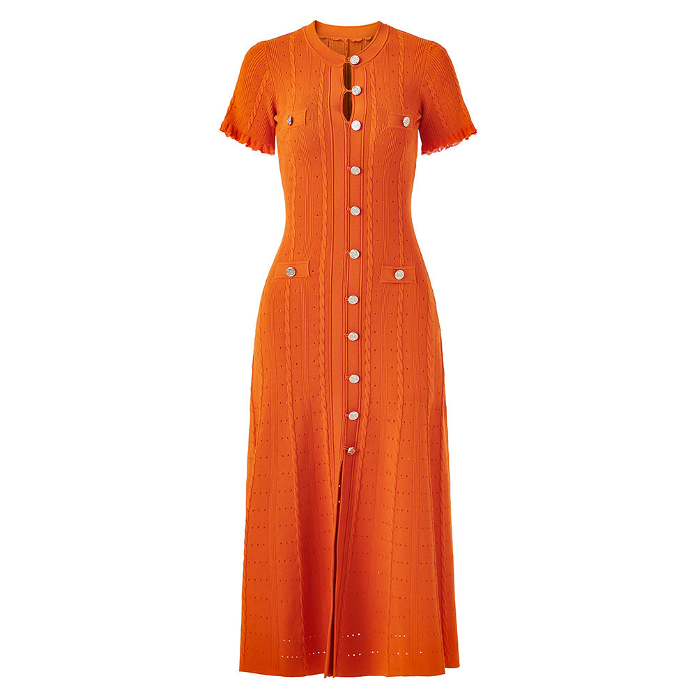 Sculpt Knit Hollow Dress