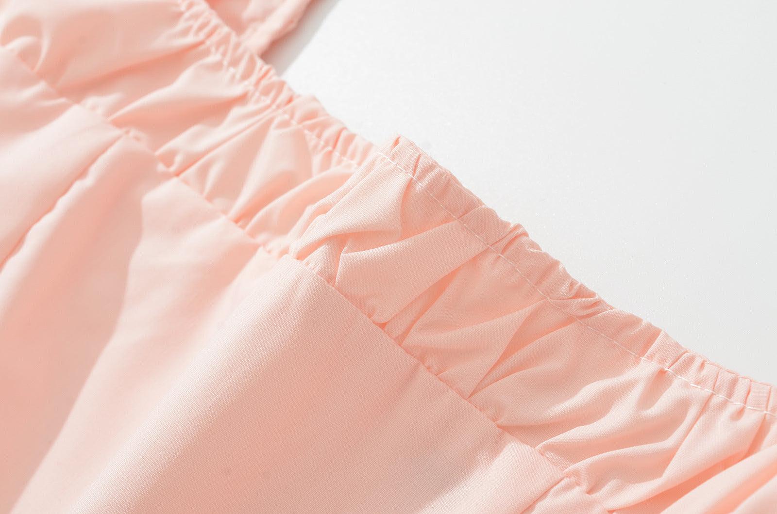 Ruffle Strap Gathered Fit-and-Flare Maxi Dress