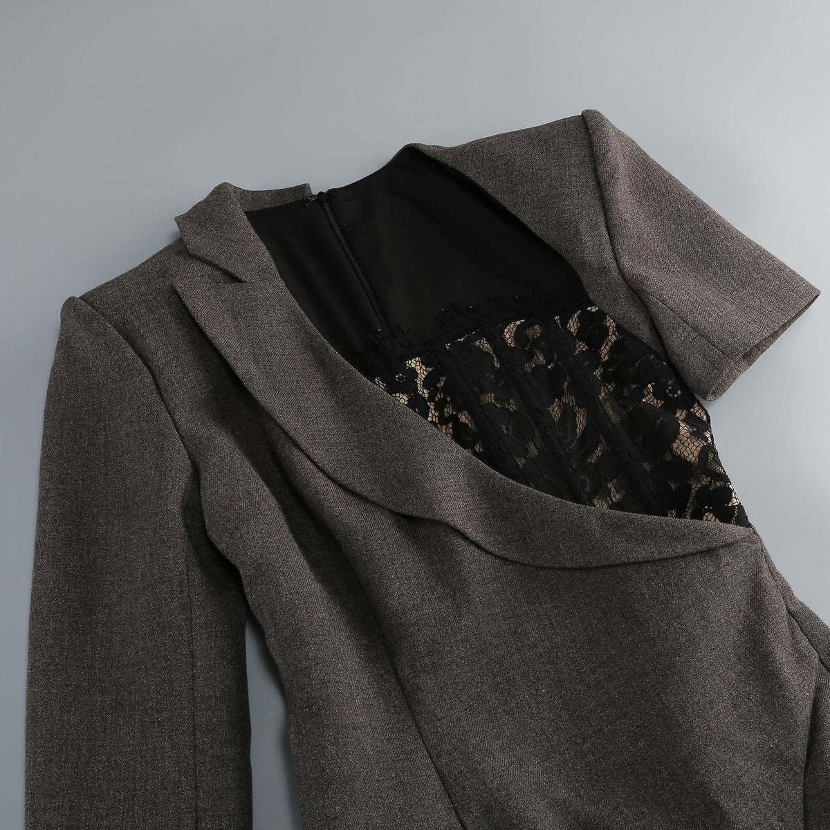 Sorenne Lace Blazer Maxi Dress