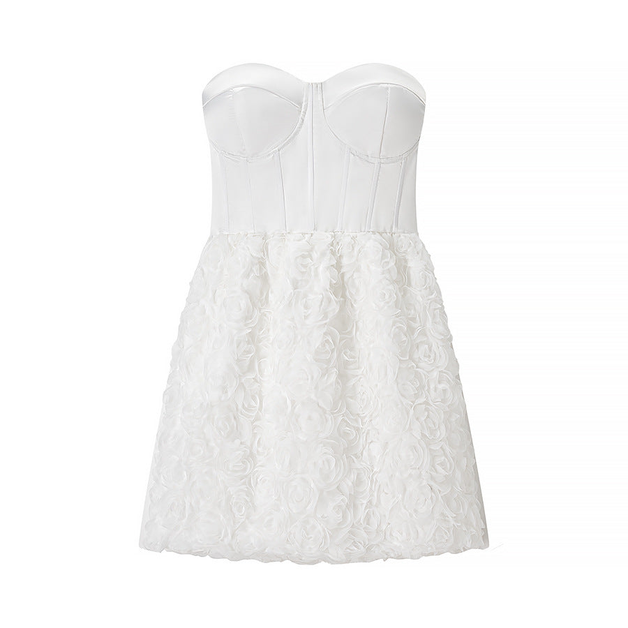 Elite Muse Strapless Mini Dress