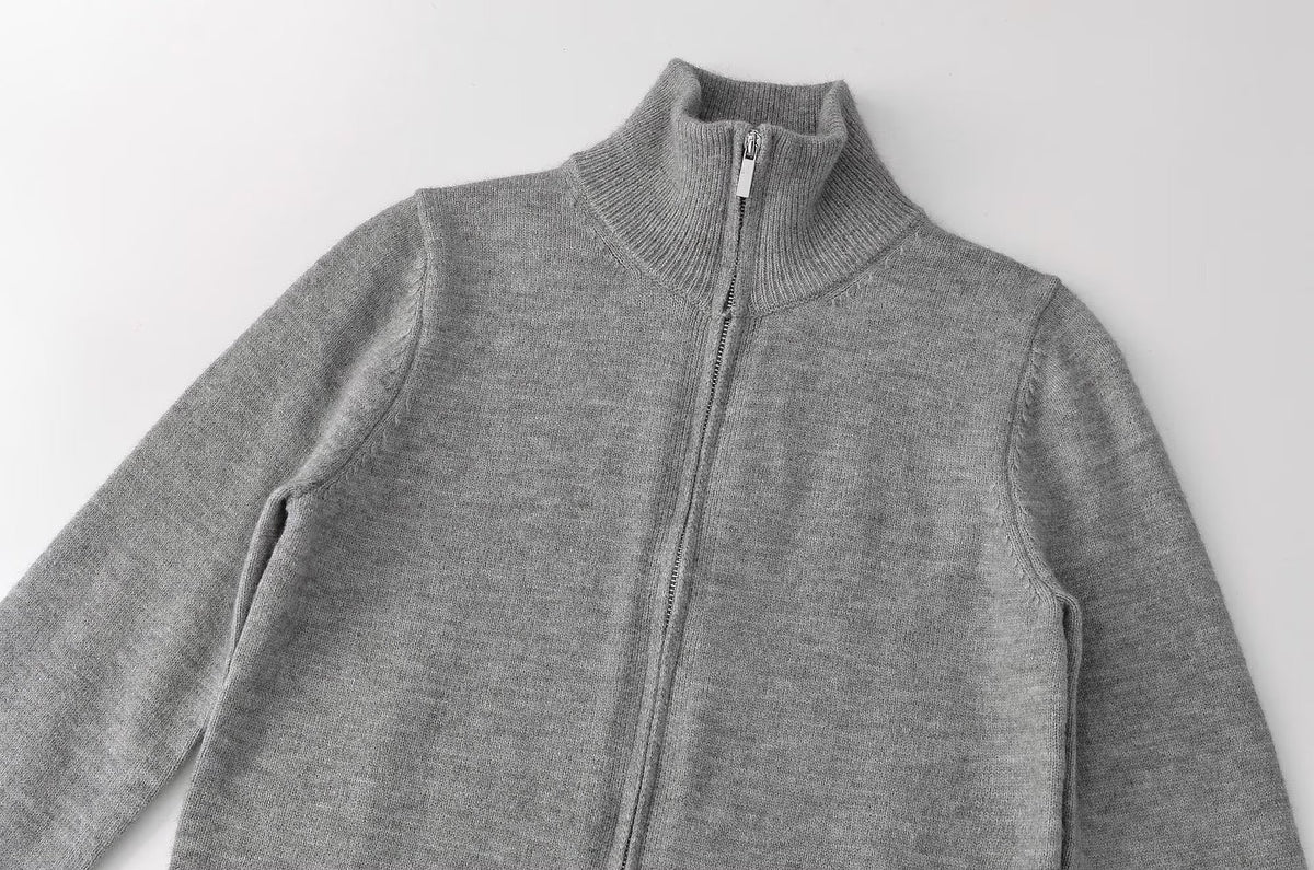 Elsie Zip Knit Cardigan