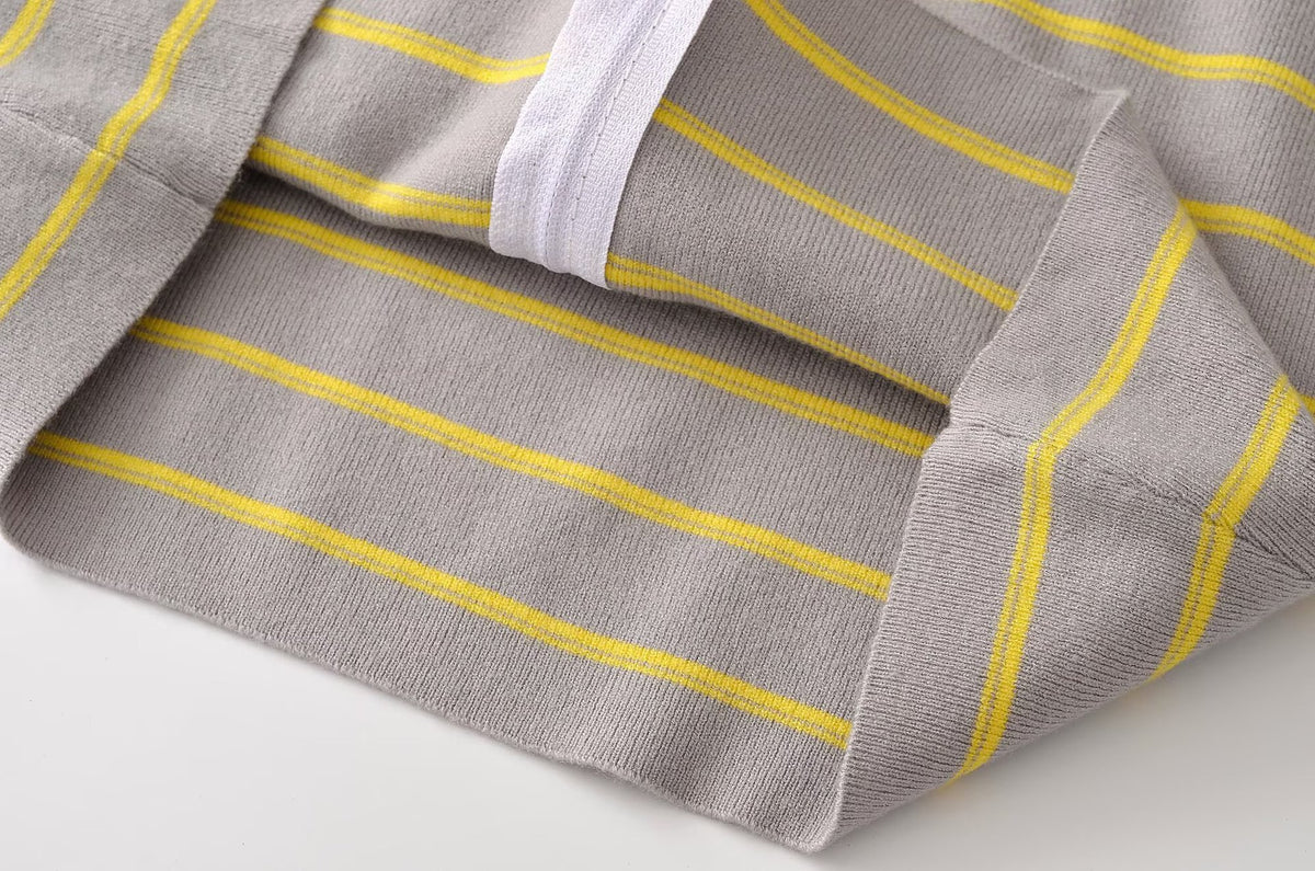 Hermione Striped Zip Knit