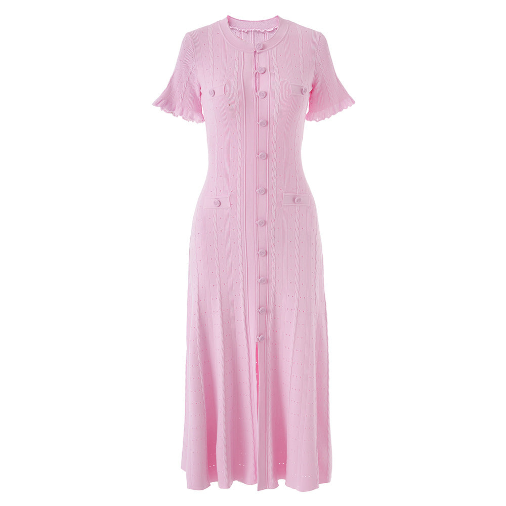 Sculpt Knit Hollow Dress