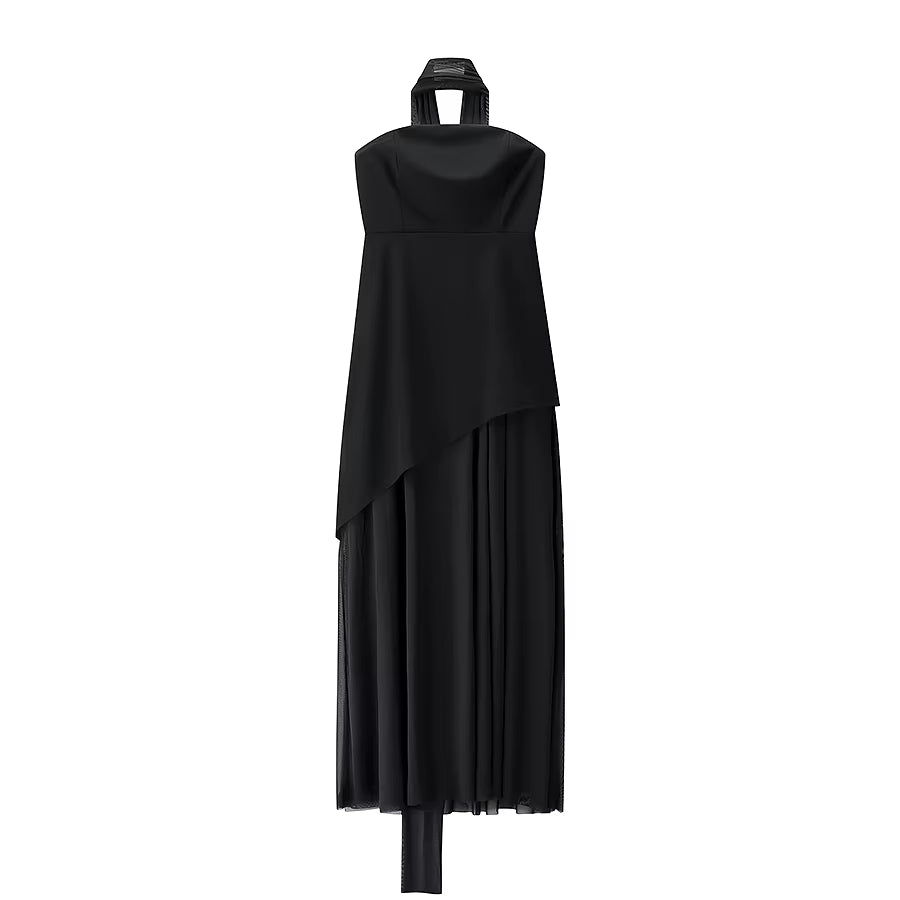 Zyra Mesh Maxi Dress