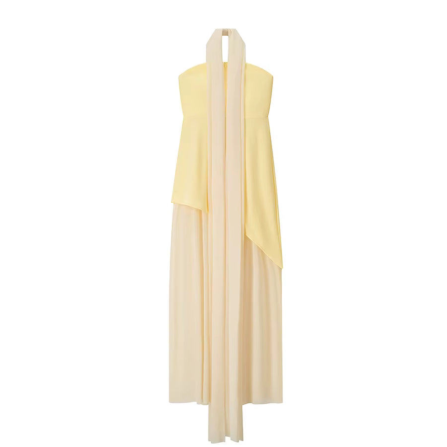 Zyra Mesh Maxi Dress