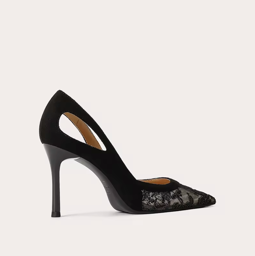Lace and Openwork Heels
