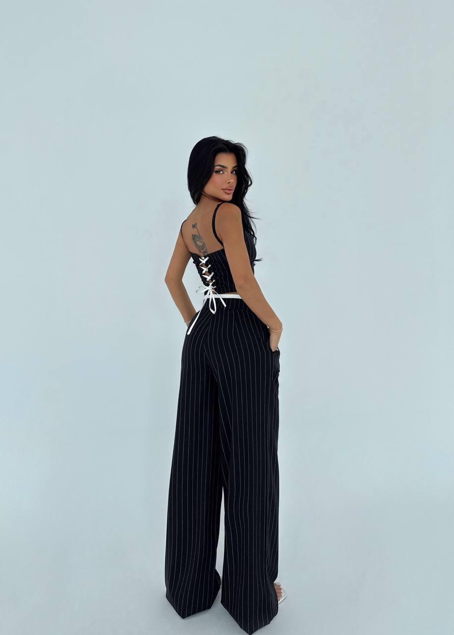 Striped Trouser Set