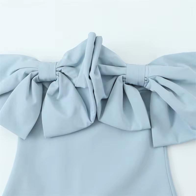 Blue Bow Dress