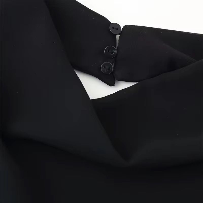 Cascade Halter Dress