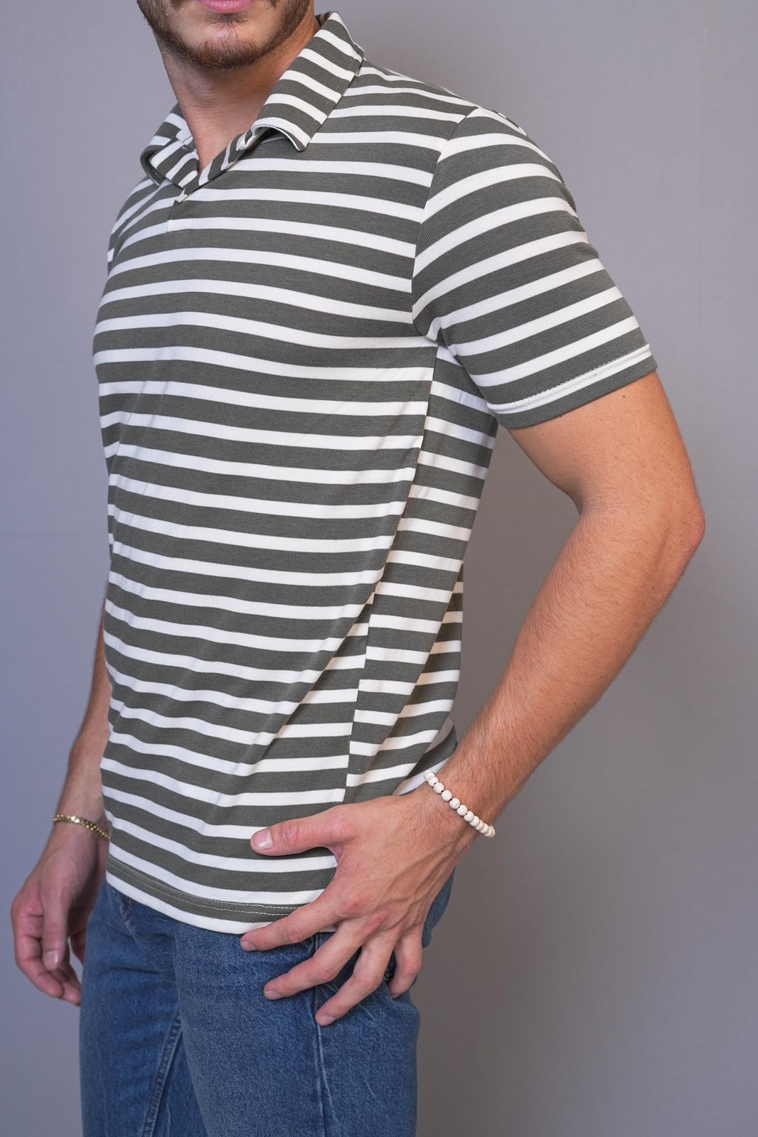 Jason Striped Polo
