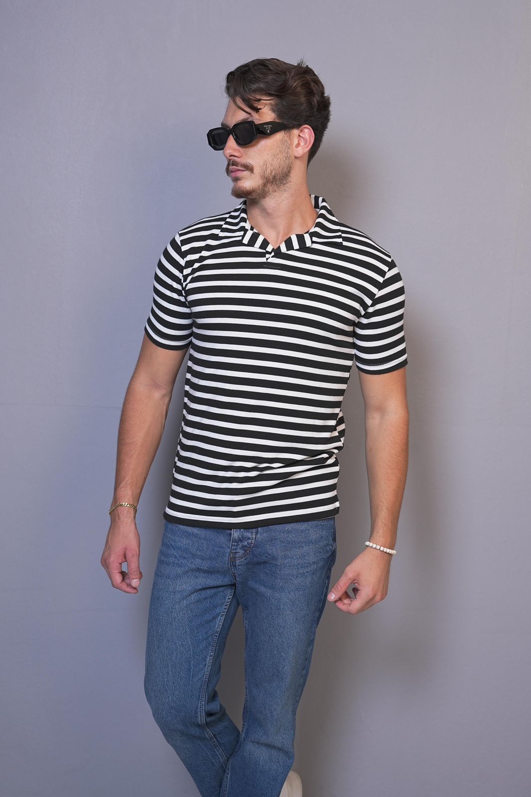 Jason Striped Polo
