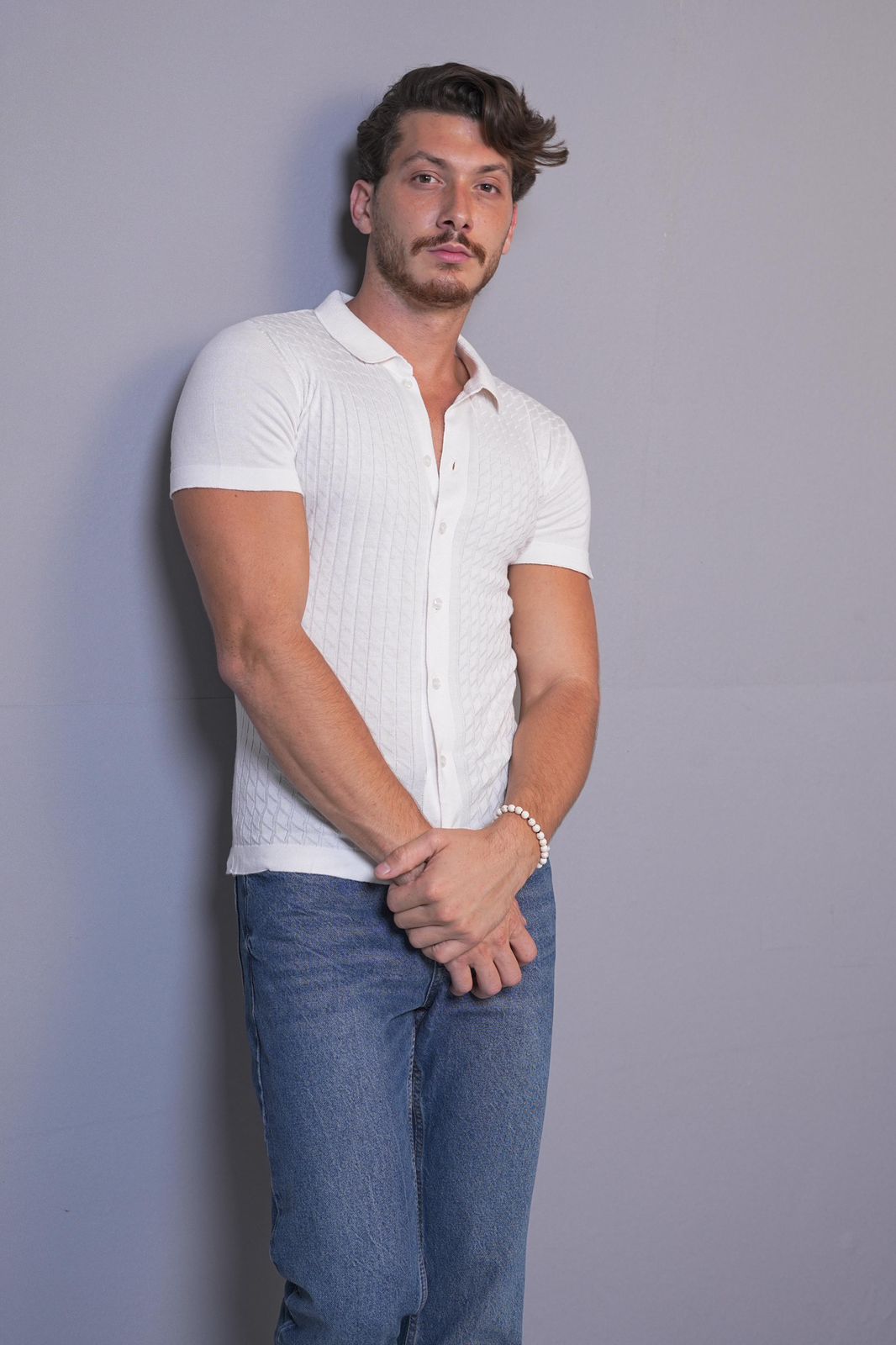 Bora Buttoned Polo