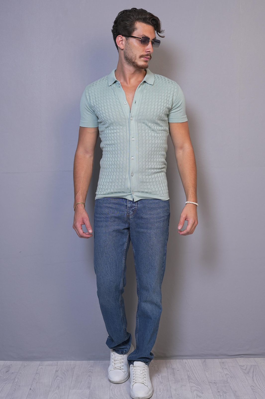 Bora Buttoned Polo