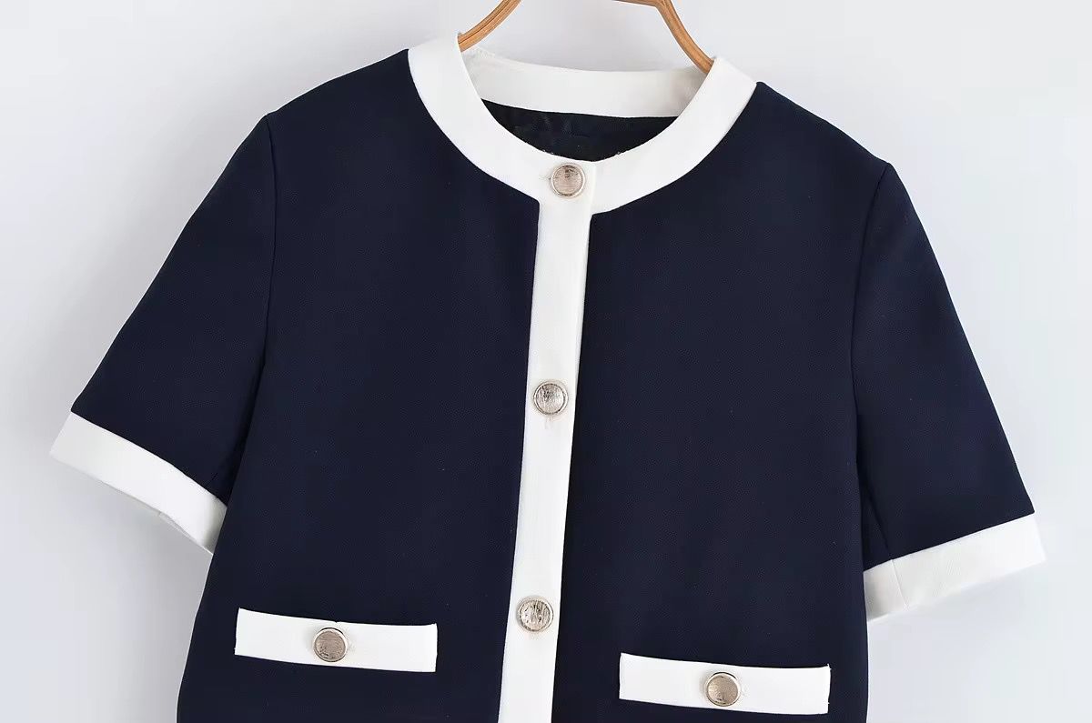 Color Trim Cardigan
