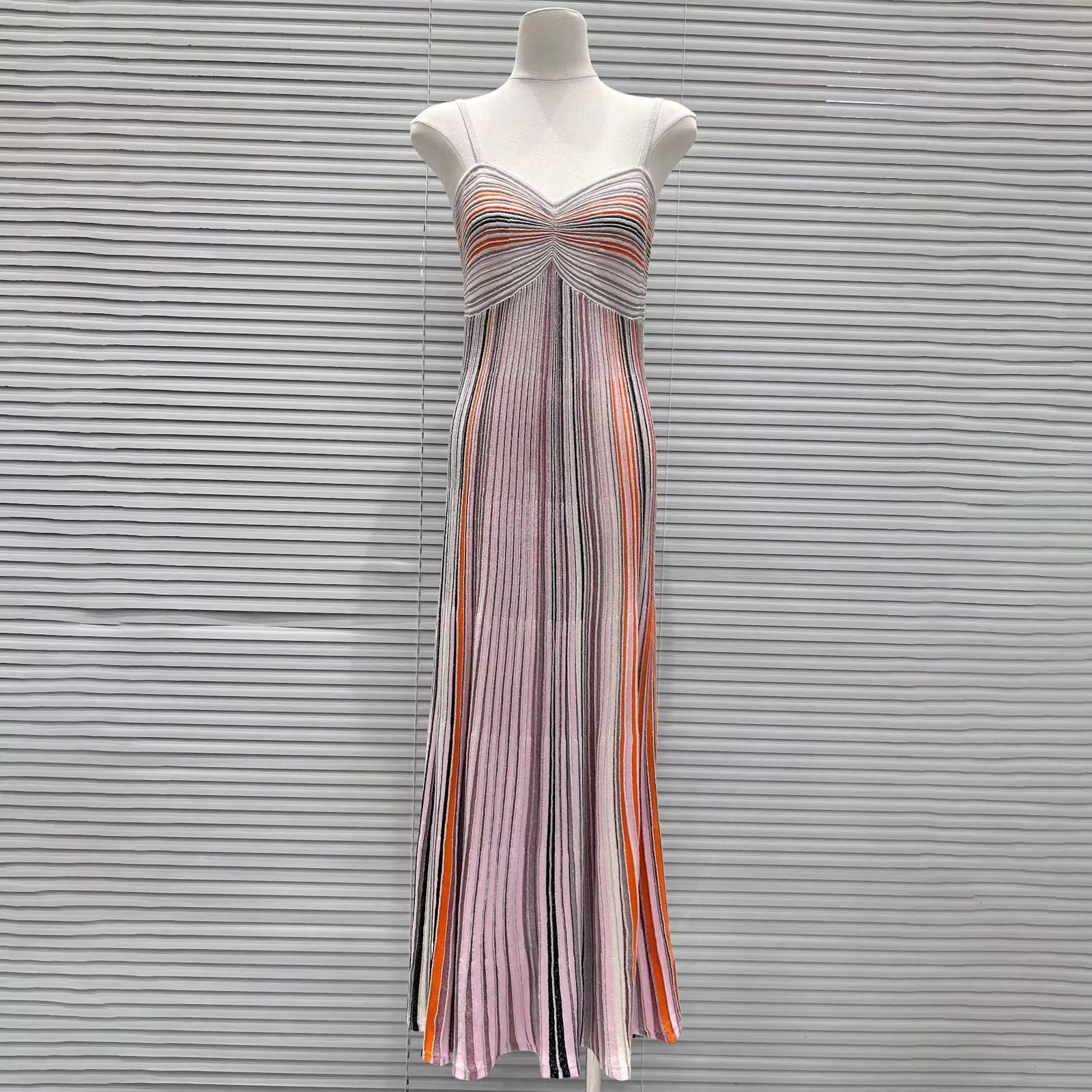 Colorful Striped Dress