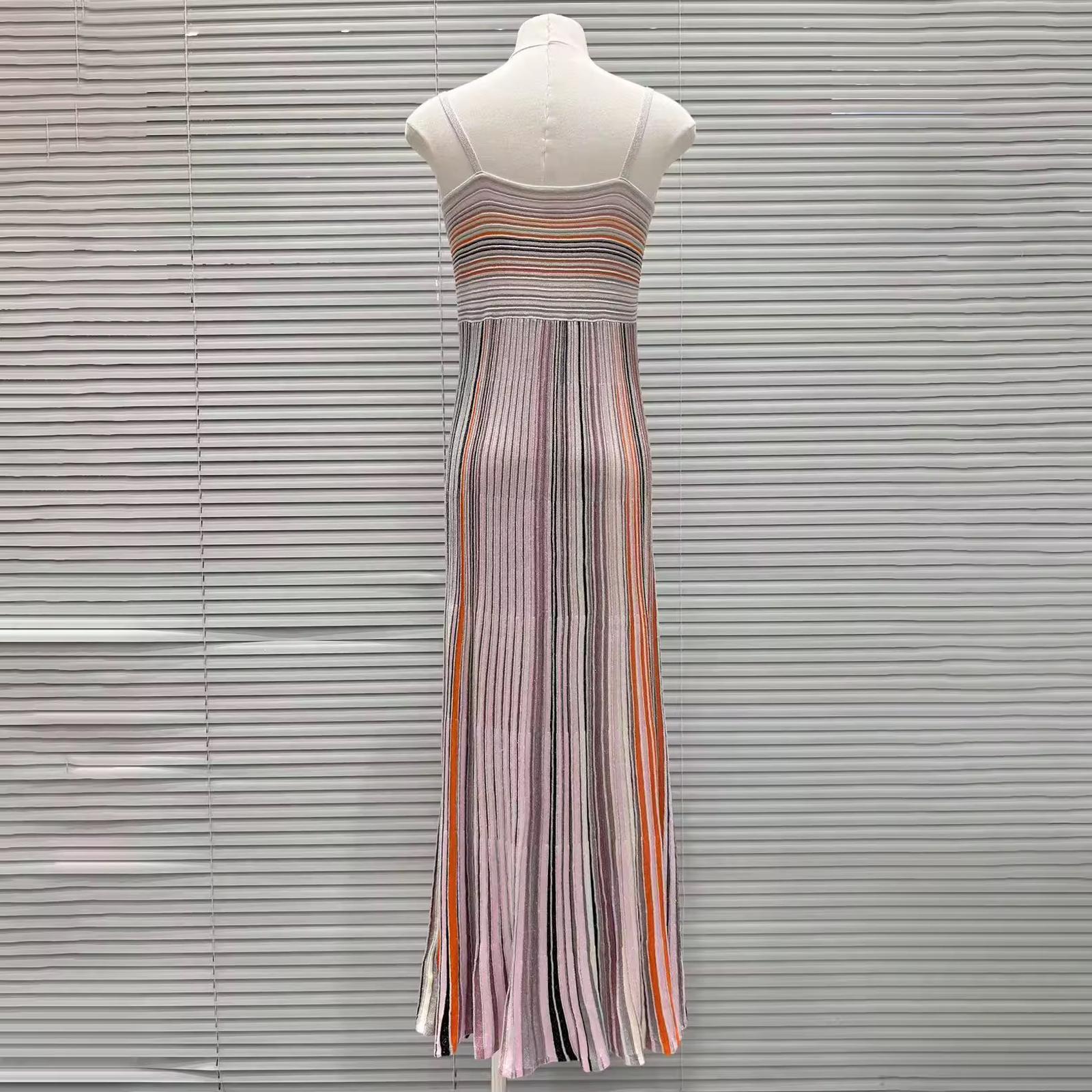 Colorful Striped Dress