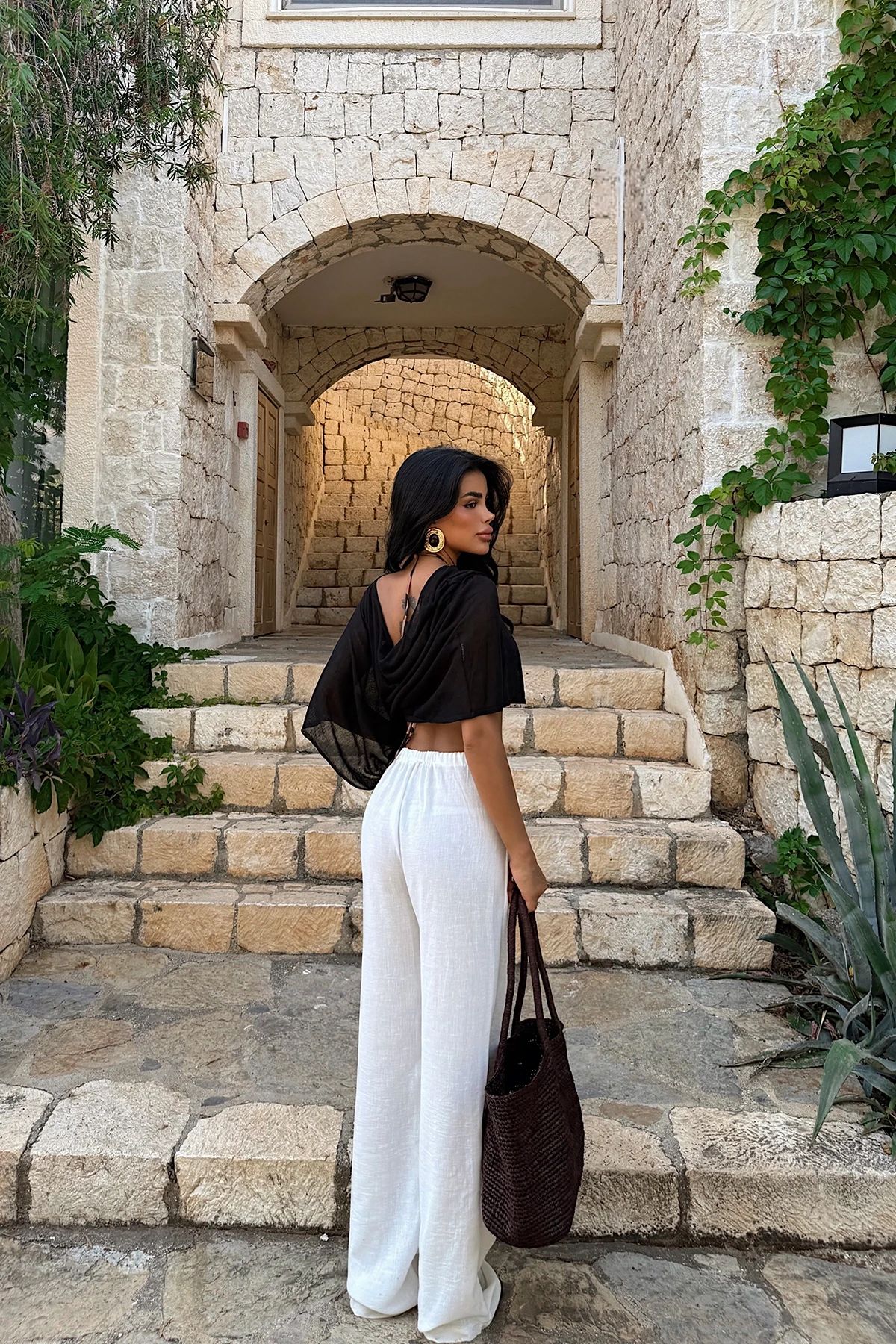 White Tied Trousers