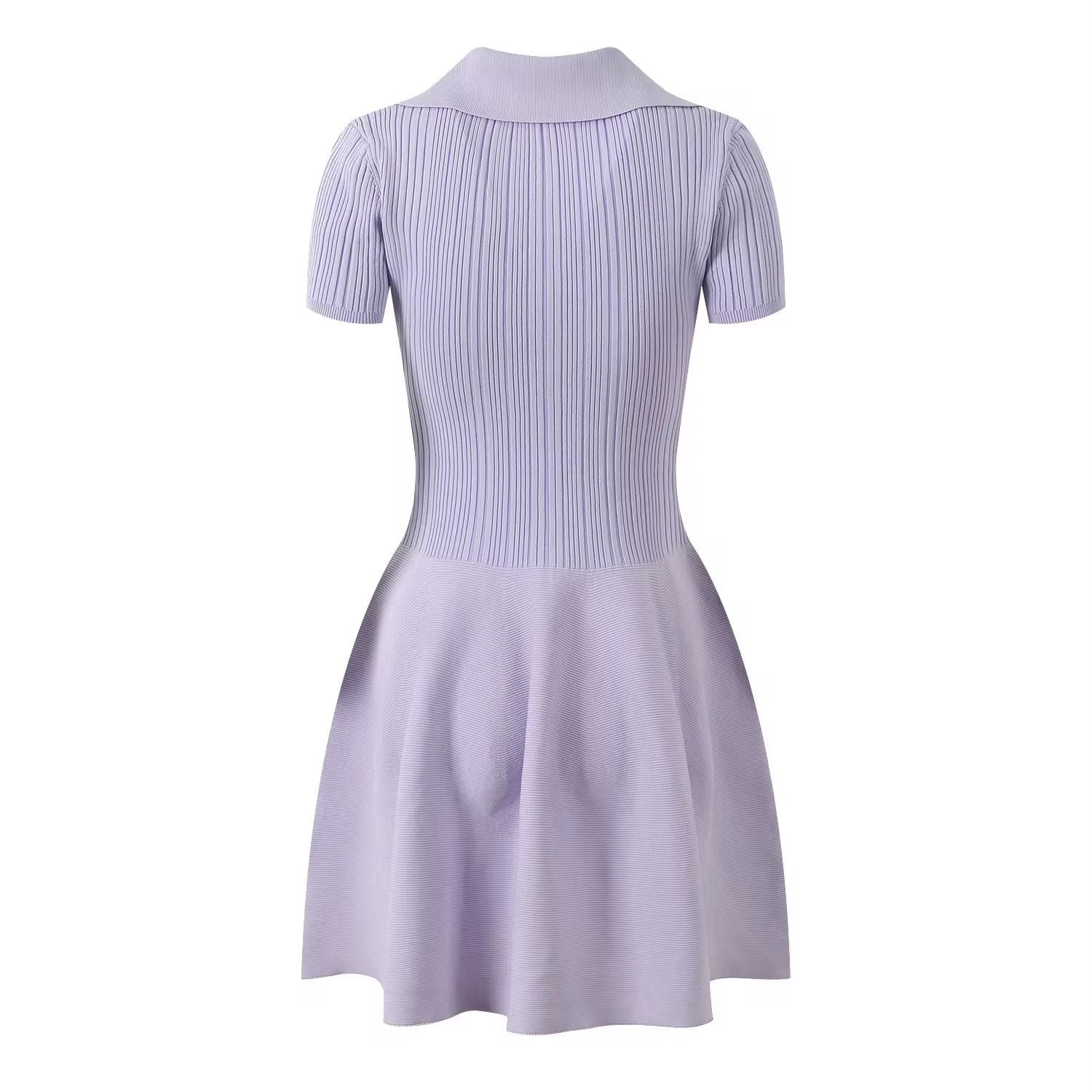Lavender knit dress