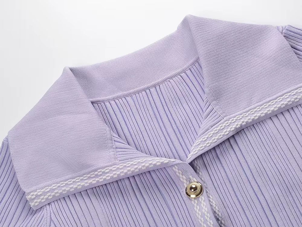 Lavender knit dress