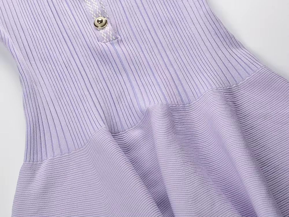 Lavender knit dress