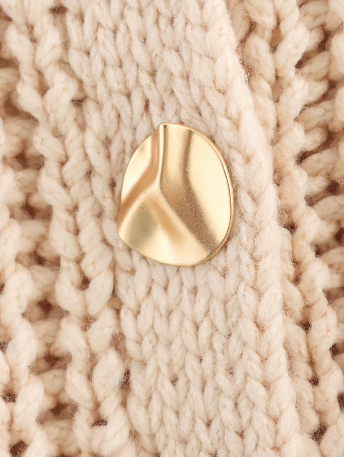 Gold Button Cardigan