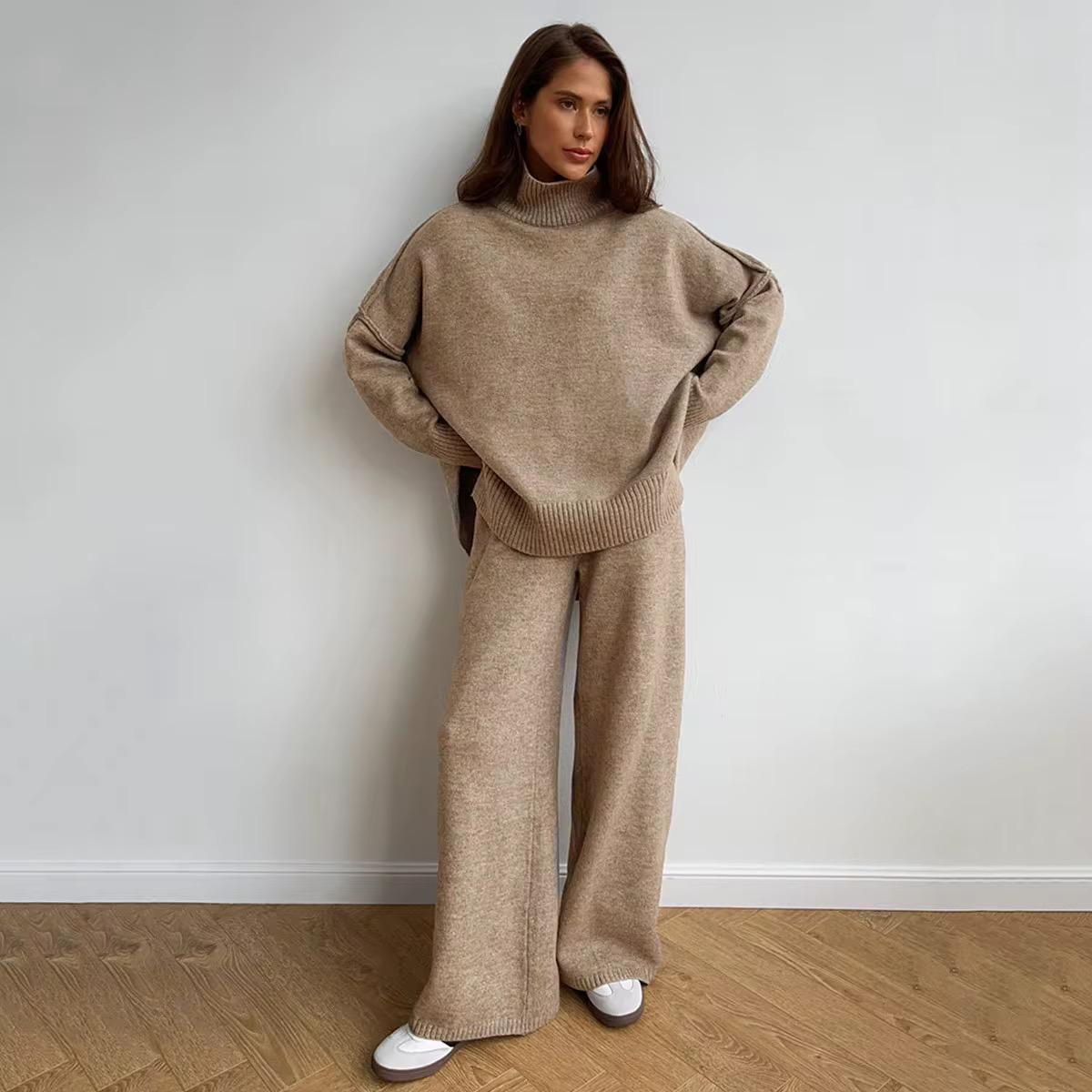 Pullover sweater pants set
