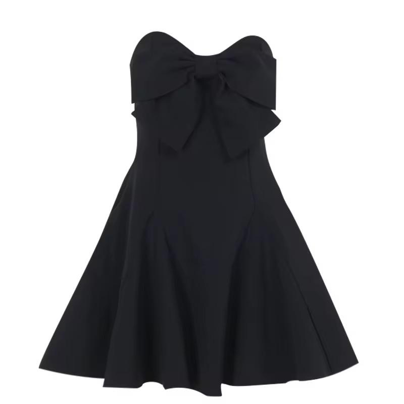 Strapless Front Bow Dress