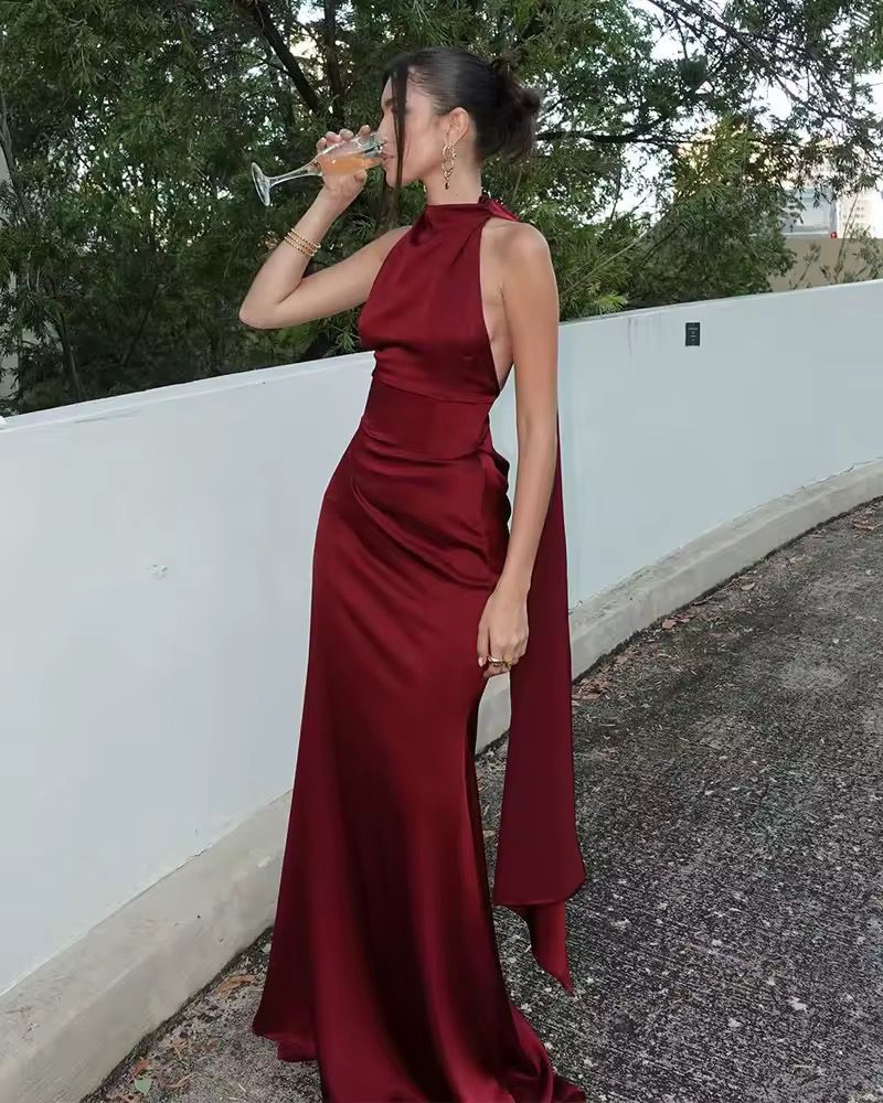 Elegant Satin Dress