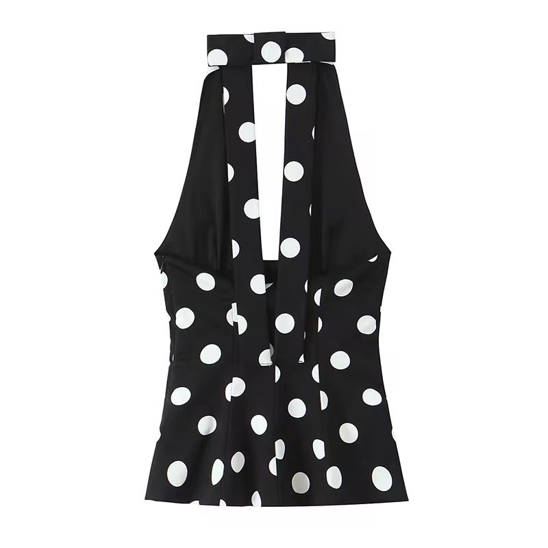 Polka Dot Halter Top