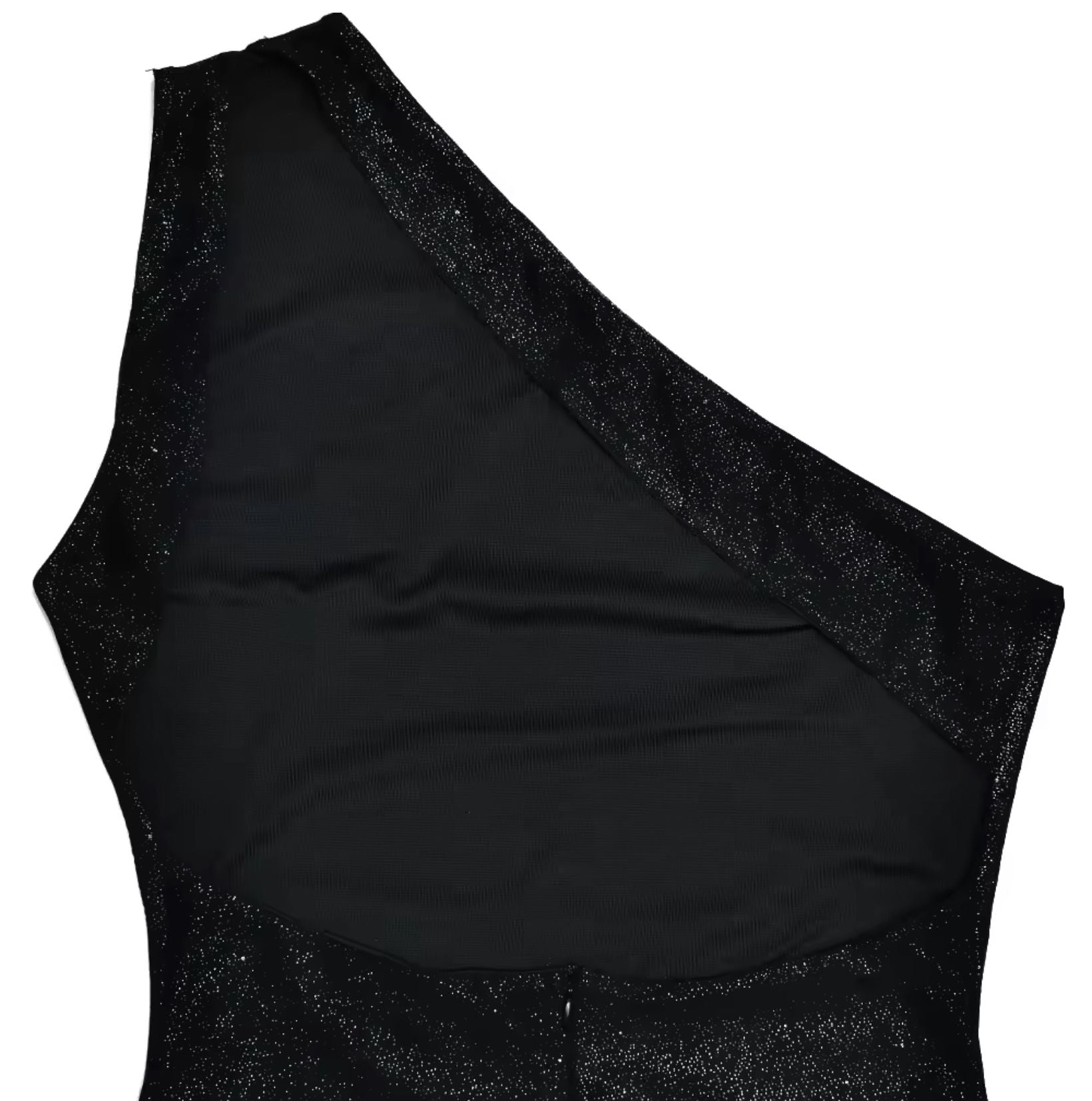 Glitter Slit Evening Dress