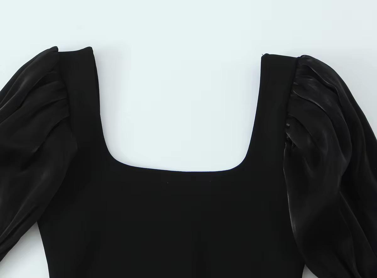 Royal Puff Sleeve Blouse