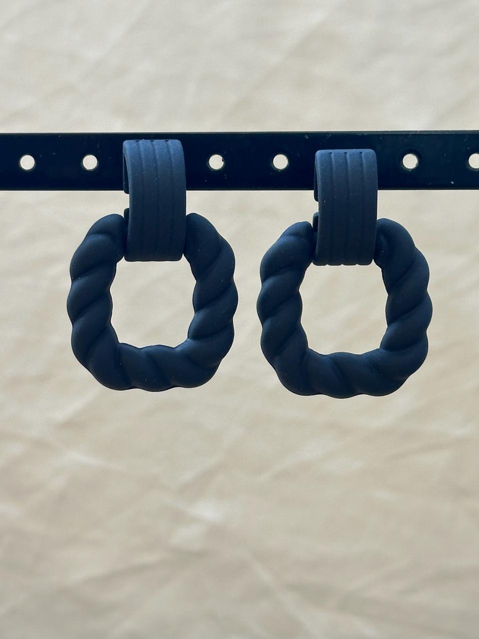 Twisted Geometric Earrings