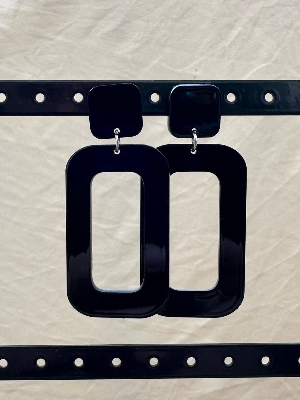 Rectangle Drop Earrings